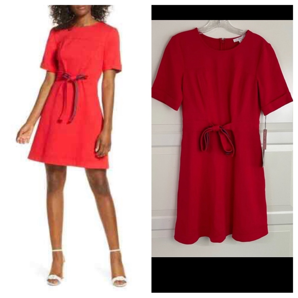 New! Nordstrom 1901 dress red poppy nwt 15184